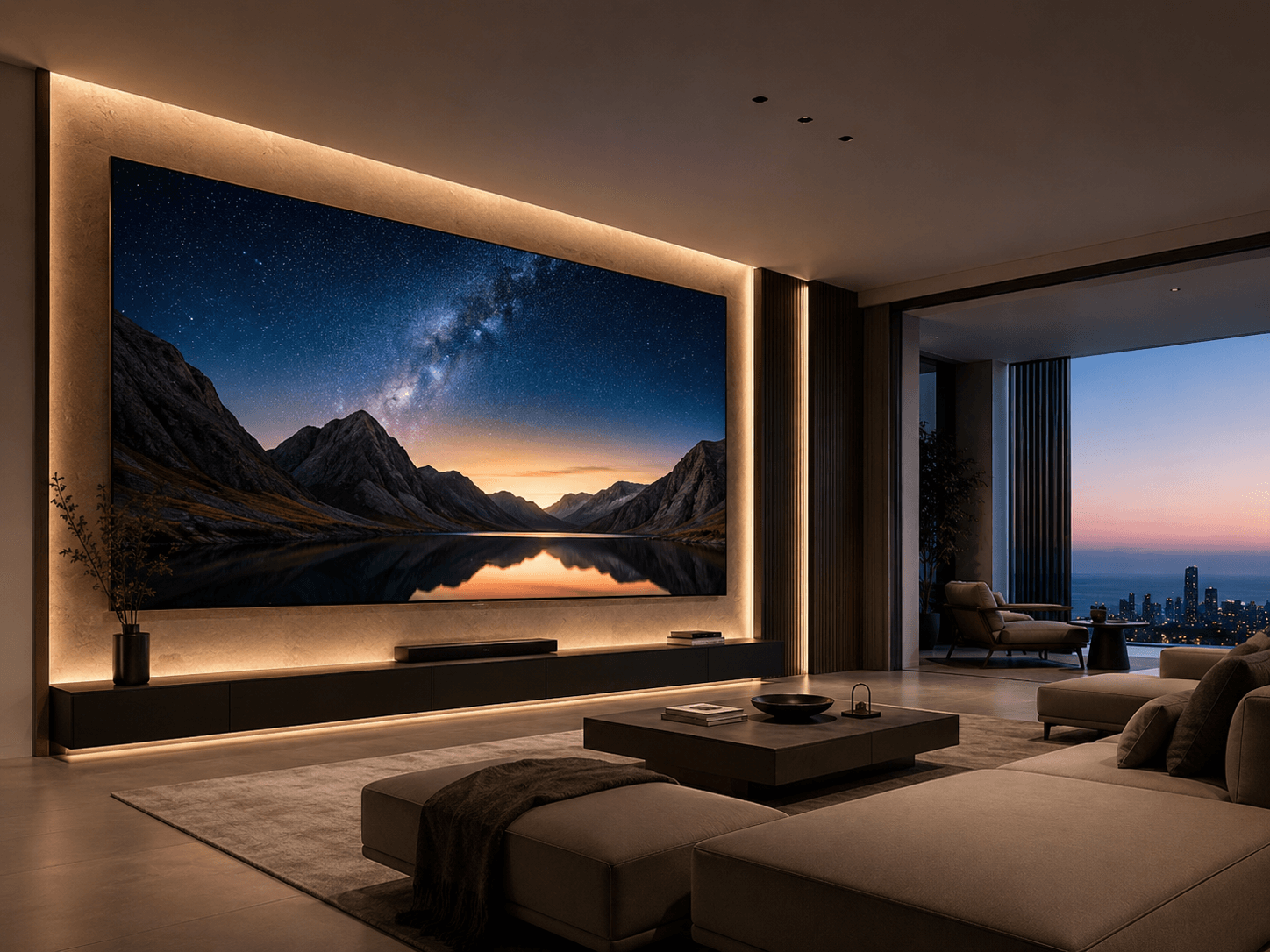 Large-format display application using AWALL
