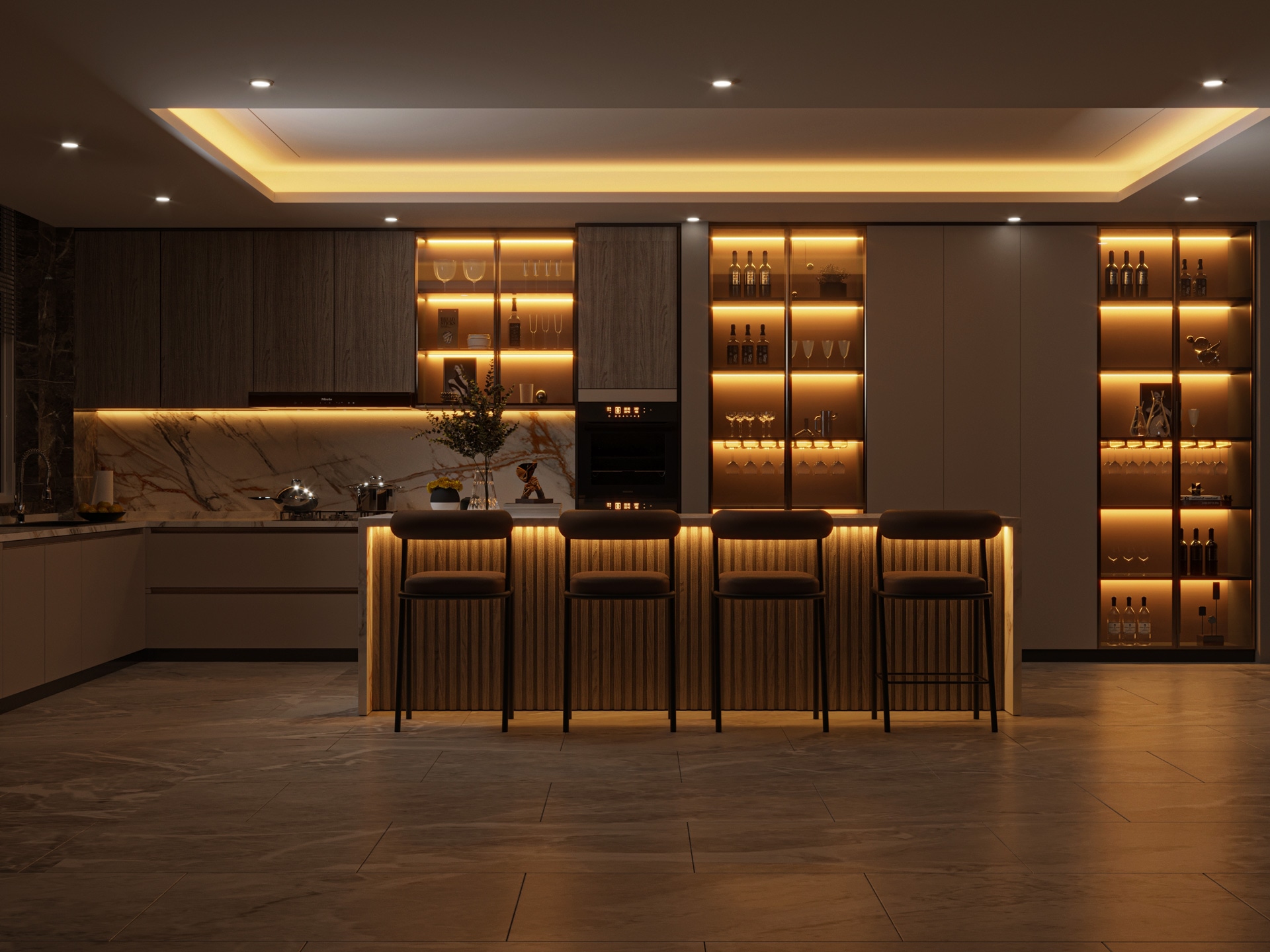 Design-focused lighting project using LEDI products