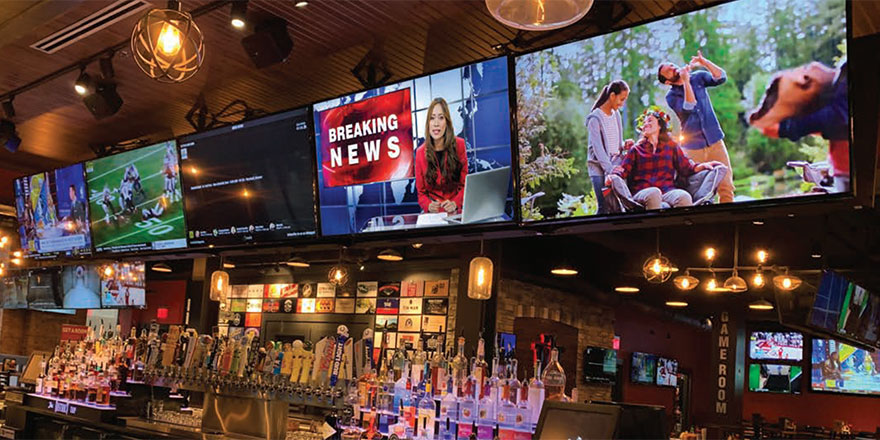 Digital signage and commercial display project using LG Business Solutions