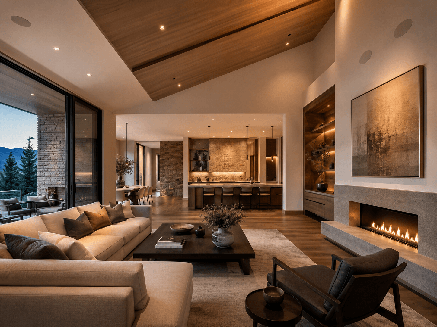 Distributed audio system using Phase Technology speakers