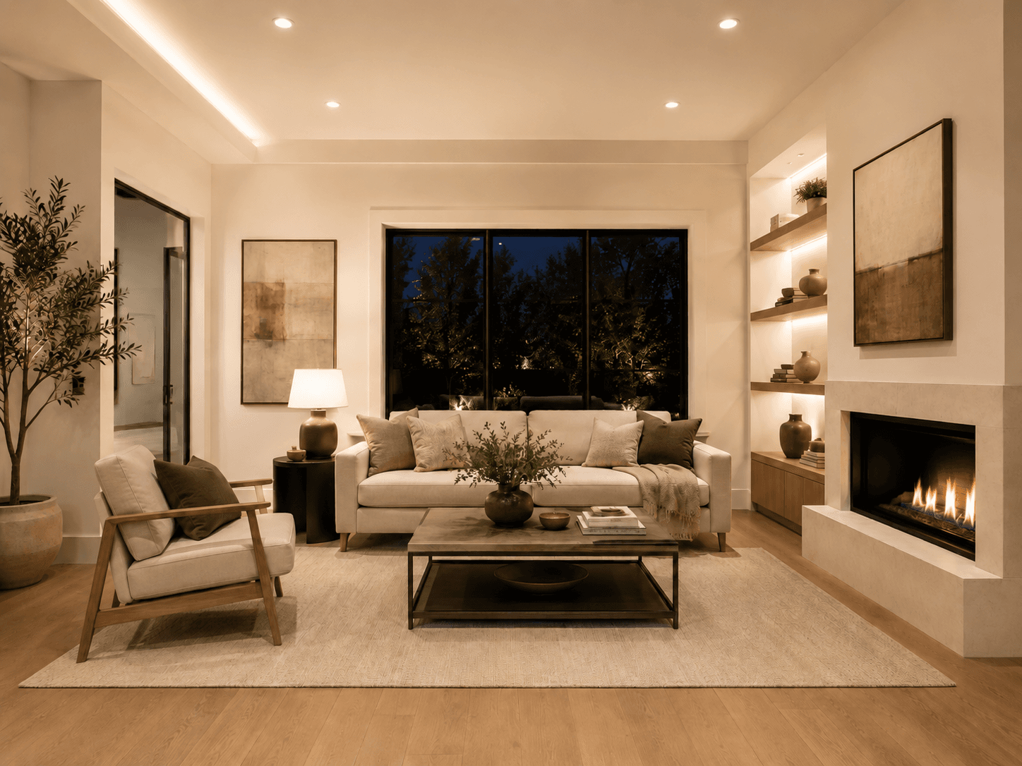 3000K lighting color temperature example